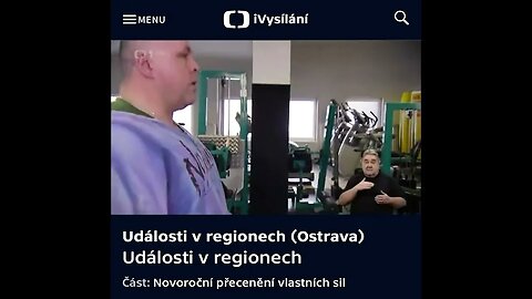 Můj vstup v reportáži České televize