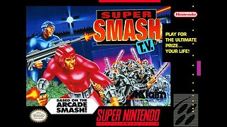 Super Smash T.V. - SNES (Arena's 1-2) Acclaim - 1991