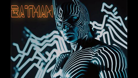 Batman as a Tron Film (AI Generated)