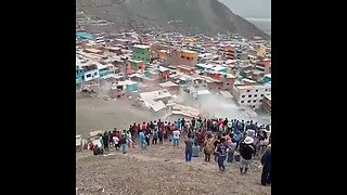 Heavy rains set off mudslides in Peru #shortvideo Like 👍 and Subscribe