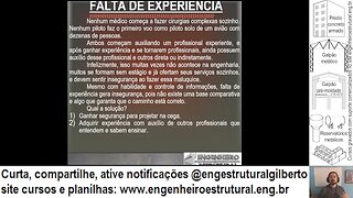 Seu problema em projetar não é falta de segurança #engestrutural