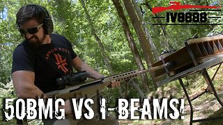 50BMG vs Steel I-Beams!