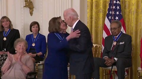 "Outrage as Nancy Pelosi Receives Presidential Medal of Freedom"