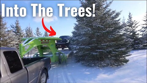 He Put a 100k Truck Threw the Tree's!