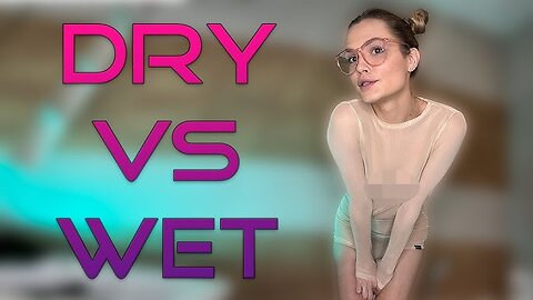 [4K] Transparent Clothes Dry vs Wet Haul with Nicole