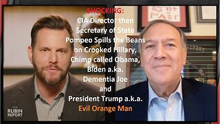 CIA Director Then Secretary of State Mike Pompeo on President Trump, Chimp Obama, Covid, Ukraine