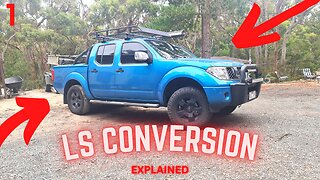 LS CONVERSION INTO D40 NISSAN NAVARA