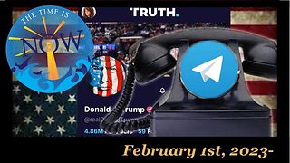 LIVE 2/1/23 - Trump, Telegram, Viewer "Call In" and More