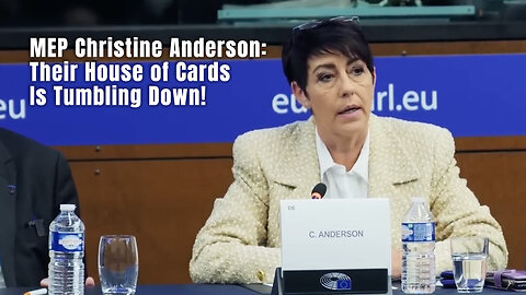 MEP Christine Anderson: Their House of Cards Is Tumbling Down!