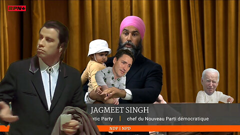 Edited Meme: Jagmeet Singh casually held his baby while addressing the parliament