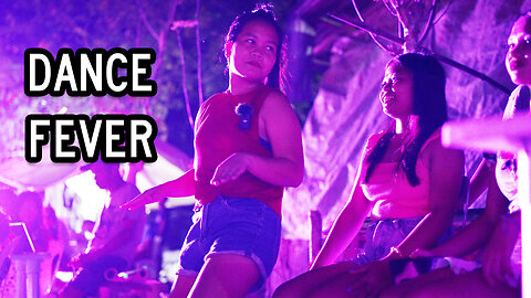 Philippines Village DISCO - Filipina Wife KICKS UP DUST On The Dance Floor!