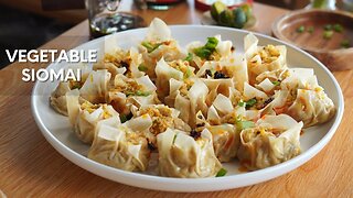 Vegetable Siomai Recipe | Easy Tofu and Mushroom Siomai Recipe | Vegan Food