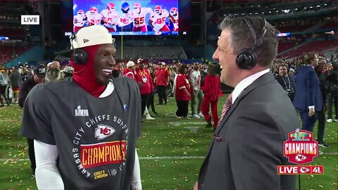 Kadarius Toney relives Super Bowl punt return and Chiefs victory