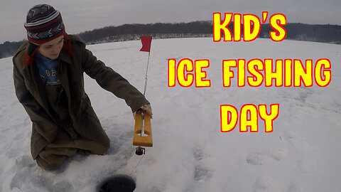 Kid's Ice Fishing Day