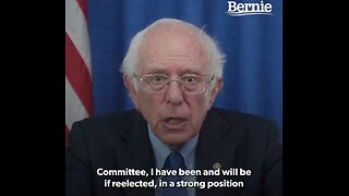 82 Year Old Bernie Sanders Is Running For Re-election