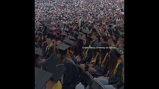 Pro-Hamas Twats At Univ. Of Mich. Graduation Got Chants Of USA And 'Shut The F*ck Up' Thrown At Them