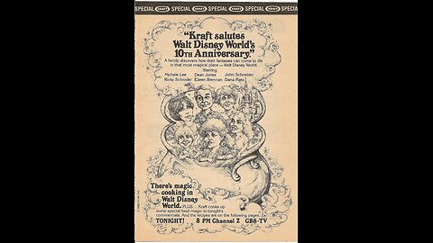 Walt Disney World 10th Anniversary Special with Dean Jones & Michelle Lee (1982)