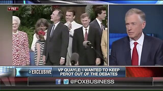 Dan Quayle: I wanted to keep Perot out of the debates