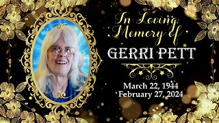 In Memory of Gerri Pett