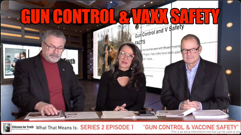 Episode 1, Series Two: "GUN CONTROL AND VACCINE SAFETY"