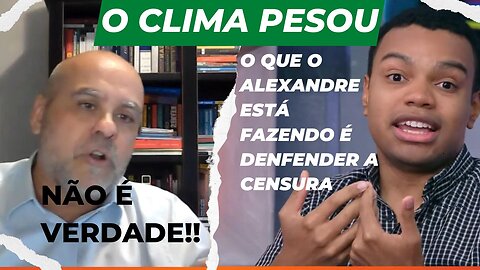 O clima pesou na discursão sobre o projeto do novo governo para regulamentação da mídias sociais