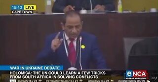 Shaik Emam, South African MP: Russia-Ukraine war debate