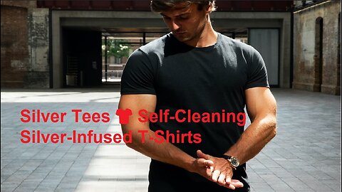 Silver Tees 👕 Self-Cleaning Silver-Infused T-Shirts