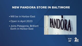 Pandora opening new store in Harbor East