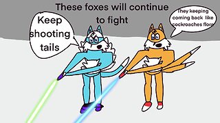 Spirit wars flora and tails fight the reds