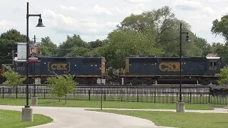 CSX L345 Local Trash Train Part 1 from Fostoria, Ohio July 25, 2022