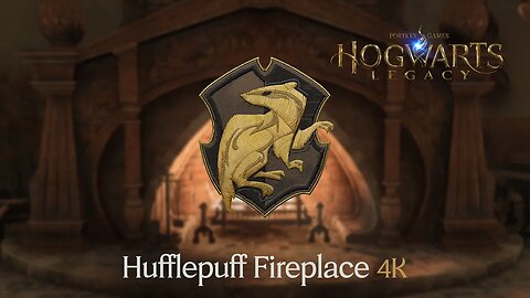 Hogwarts Legacy - Hufflepuff Fireplace 4K