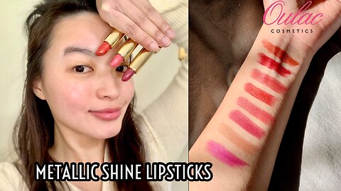 Oulac Paris Cosmetics Metallic Shine Lipsticks