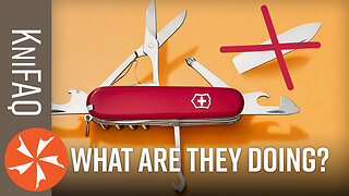 KnifeCenter FAQ #171: Victorinox Removing the Blades on the Swiss Army Knife?