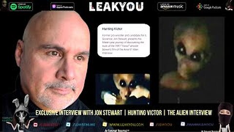 Exclusive - The 1997 Alien Interview | Jon Stewart Joins LeakYou.com | The Hunt For Victor