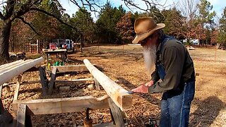 How to Lay Out and Cut Tenons on a Round Floor Joist