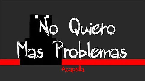Cancion Original - No Quiero Mas Problemas Liforx (Lyric Video) (Instrumental)