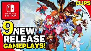 9 NEW Games On Nintendo Switch: Gameplay Clips Compilation!