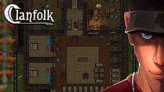 Clanfolk The Great hall! Well its not so great but it still big! Part 12 | Let's Play Clanfolk