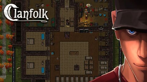 Clanfolk The Great hall! Well its not so great but it still big! Part 12 | Let's Play Clanfolk