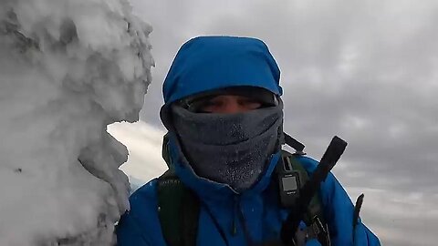 Appalachian Trail - Winter-SOBO18-Climb Back Up And Face The Wind - Franconia Ridge