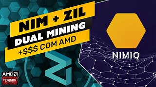 ⛏️👷🏼‍♂️ DUAL MINING NIMIQ + ZILLIQA (NIM + ZIL) - AMD MAIS RENTÁVEL - TEAMREDMINER - PASSO A PASSO