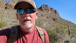 Hike David Yetman Trail to Golden Gate Trail, Tucson Mountain Park