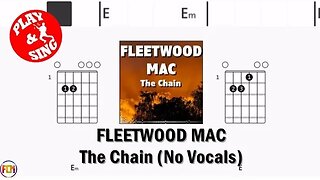 FLEETWOOD MAC The Chain FCN GUITAR CHORDS & LYRICS NO VOCALS