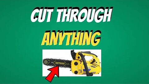 Unbox the Power of a QZTODO Chainsaw: Cut Through Anything with Ease!