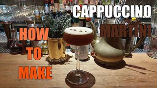 How to make CAPPUCCINO MARTINI by Mr.Tolmach