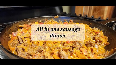 All in One sausage dinner #onepotpasta