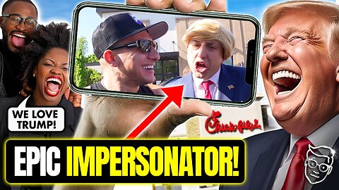 Trump Impersonator Goes To Chick-Fil-A In Black, Democrat Hood | What Happens Next Will SHOCK You 🤣