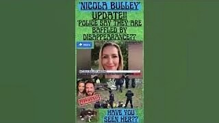 🔎 MISSING WOMAN ‘NICOLA BULLEY’ ~ POLICE SAY THEY ARE BAFFLED BY HER DISAPPEARANCE??? #shorts