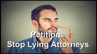 Petition: Stop Lying Attorneys Suing People without Constitutional Authority