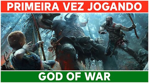 ⌈ Live ⌋ Primeira vez jogando God of War: O jogo do garoto!